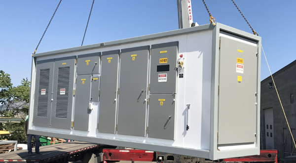 25,000V Outdoor Power Distribution Station by IMG Industries