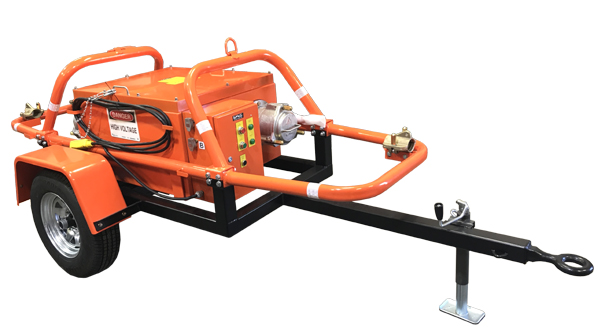 8kV Mobile, Trailer-mounted Splitter by IMG Industries